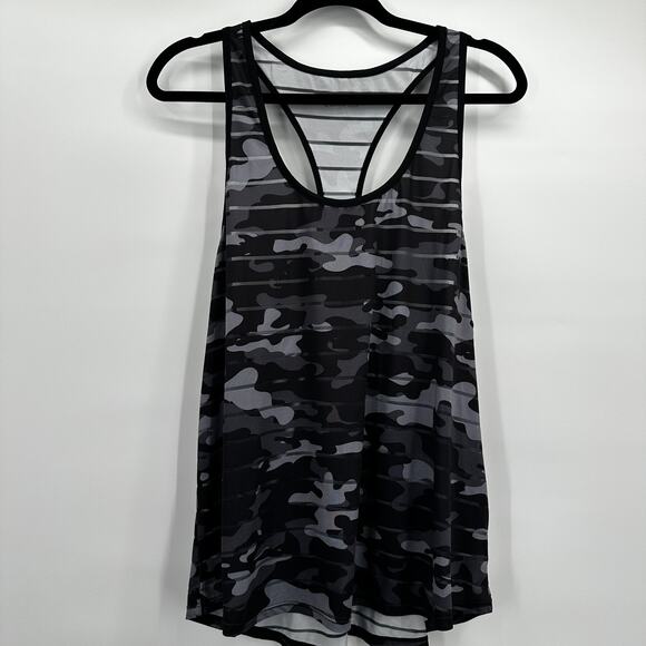 Zyia Active Tops - Zyia Active Tank Top Womens 3XL Black Gray Camo Racerback Lightweight Athletic